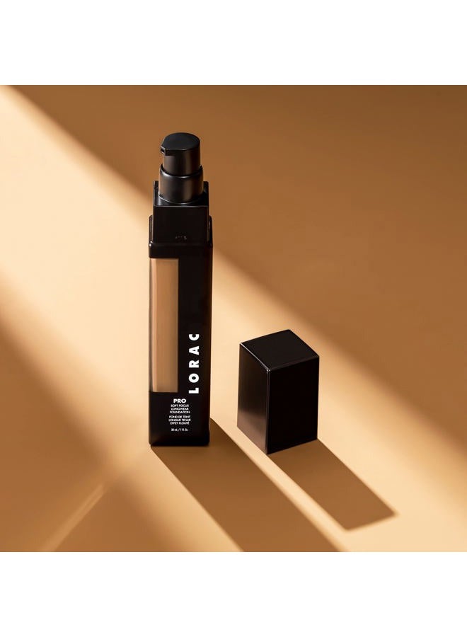 Lorac PRO Soft Focus Longwear Foundation, Shade 3| Full Coverage | Lightweight | Water-Resistant | Oil-Free - Image 5