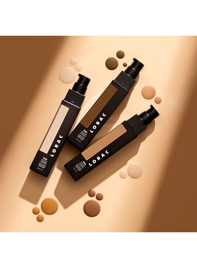 Lorac PRO Soft Focus Longwear Foundation, Shade 3| Full Coverage | Lightweight | Water-Resistant | Oil-Free - Image 3