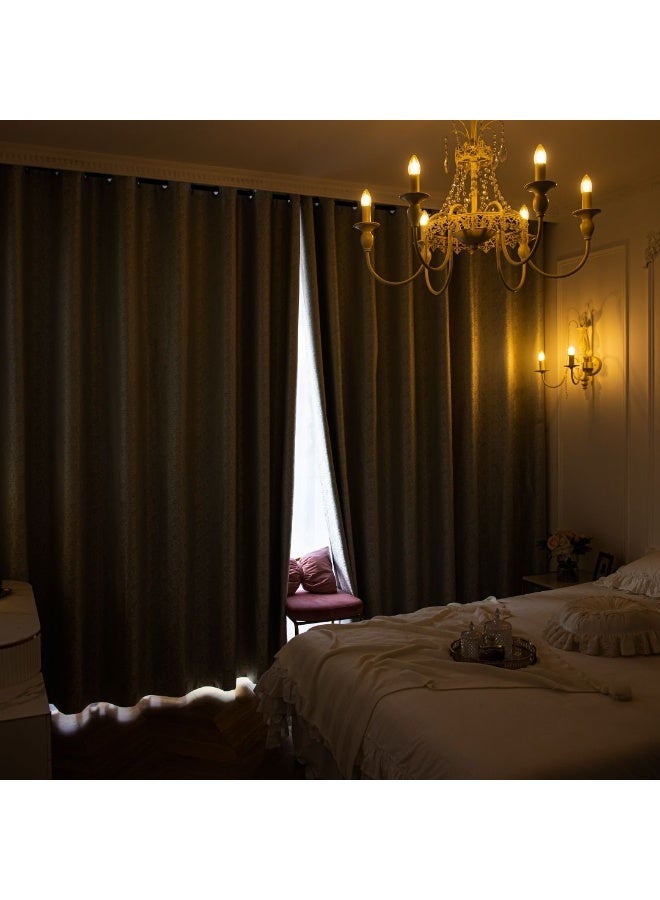 QBAID Curtains Blackout 2 panels for Bedroom - Image 3