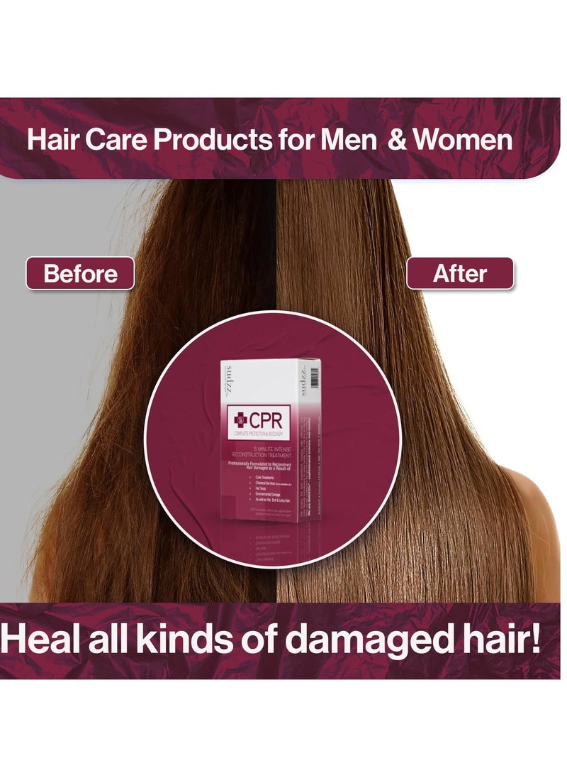 SUDZZFX SUDZZFX Hair Reconstruction Treatment - Deep Penetrating Hair Mask for Damaged Hair - 8 Fluid Ounces  - Image 2