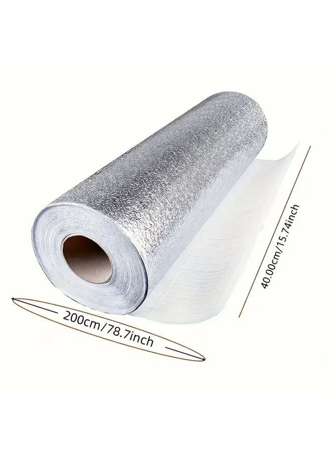 ملصقات رقائق PVC ذاتية اللصق لخزائن المطابخ وأسطح العمل، عرض الرول 15.75 بوصة - Image 4