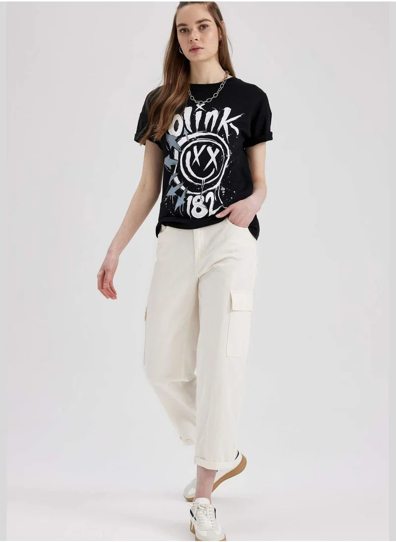 DeFacto Woman Paperbag Cargo Woven Trousers