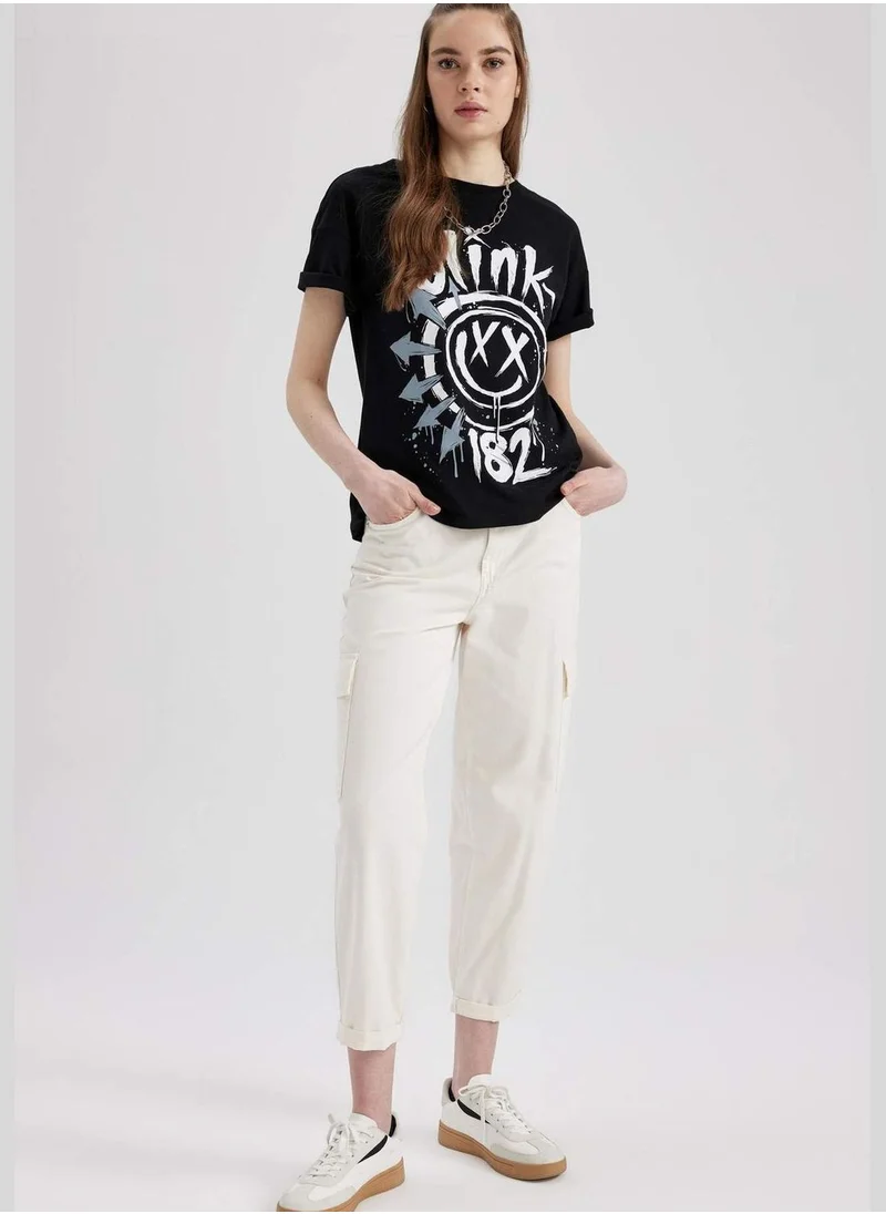 DeFacto Woman Paperbag Cargo Woven Trousers