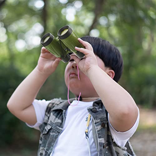Deekin 16 Toy Binoculars for Kids with Neck String Learning Novelty Binocular Bulk Jungle Safari Hunting Party Favor for VBS Explorer Gifts Bird Watching Camping Hunting, 4.3 x 4.1 Inch(Multicolor) - Image 5