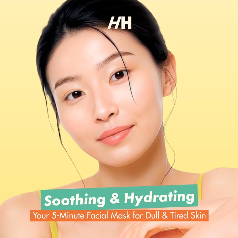 Handmade Heroes Sip The Tea Calming Gel Mask â€“ Soothing Hydrating Facial with Chamomile, Jasmine & Hyaluronic Acid â€“ Vegan Skincare for Dry, Sensitive Skin â€“ Skin Plumping Rinse Off Formula 3.4 Fl oz - Image 2