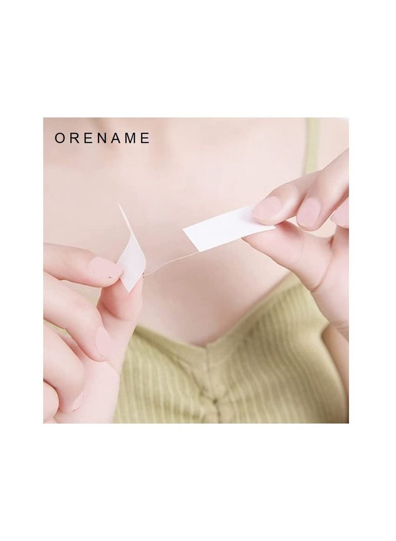 ORENAME Double Sided Tape For Fashion Clothing And Body 36 Strip Pack All Day Strength Tape Adhesive And Gentle On Skin And Fabrics Transparent All Skin Shades - Image 2