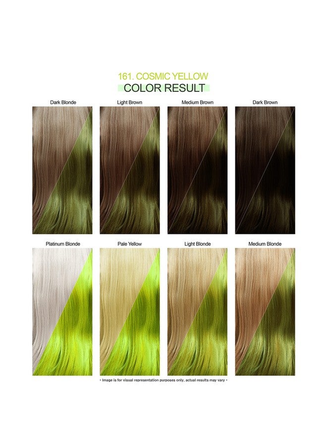 Adore صبغة شعر دور شبه دائمة نباتية وخالية من القسوة على الحيوانات، 4 أونصة سائلة، 161 أصفر كوني (عبوة من قطعتين) - Image 4