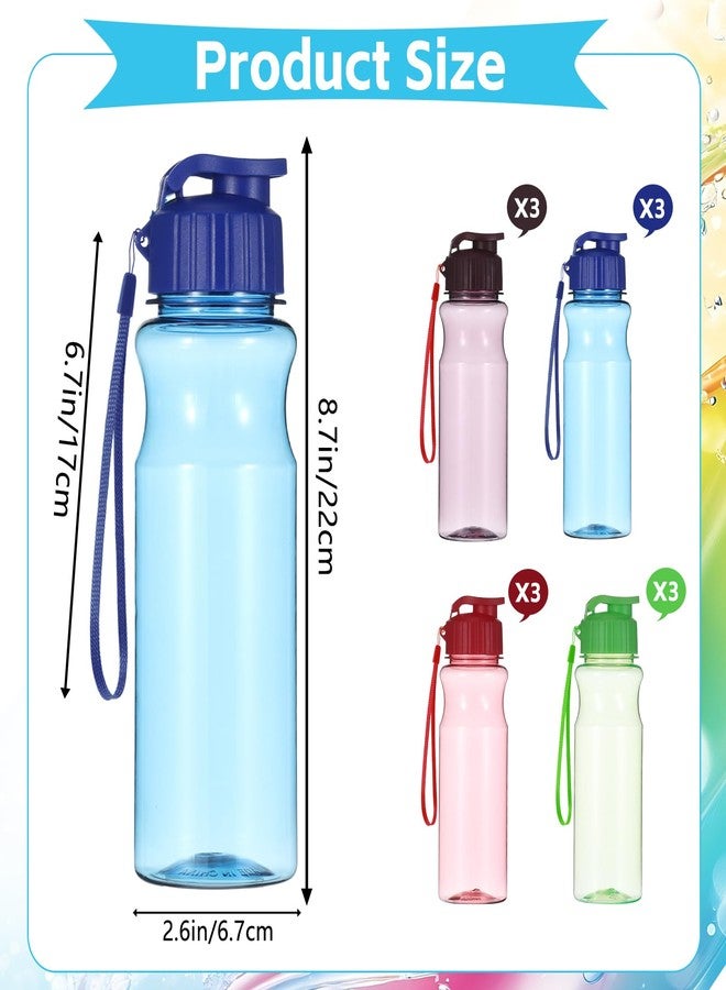 Wenceda 12 Packs Sports Water Bottles with 12 Cooling Towels,17 Ozs Plastic Large Bottles for Fitness Gym Travel,11.8x39 Inches Breathable Ice Towels - Image 2