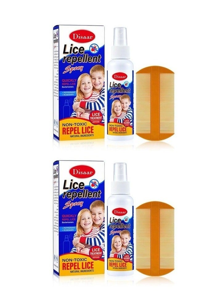 Disaar Two Pieces of Lice Repellent Spray 2*120 ml