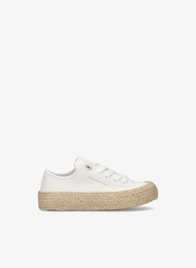 تومي هيلفيغر سنيكرز أطفال برباط أبيض