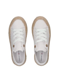 TOMMY HILFIGER Kids Lace Up Low Top Sneakers  - Image 3