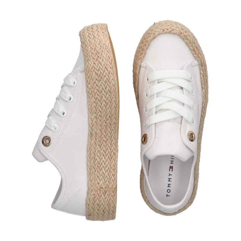 TOMMY HILFIGER Kids Lace Up Low Top Sneakers  - Image 4