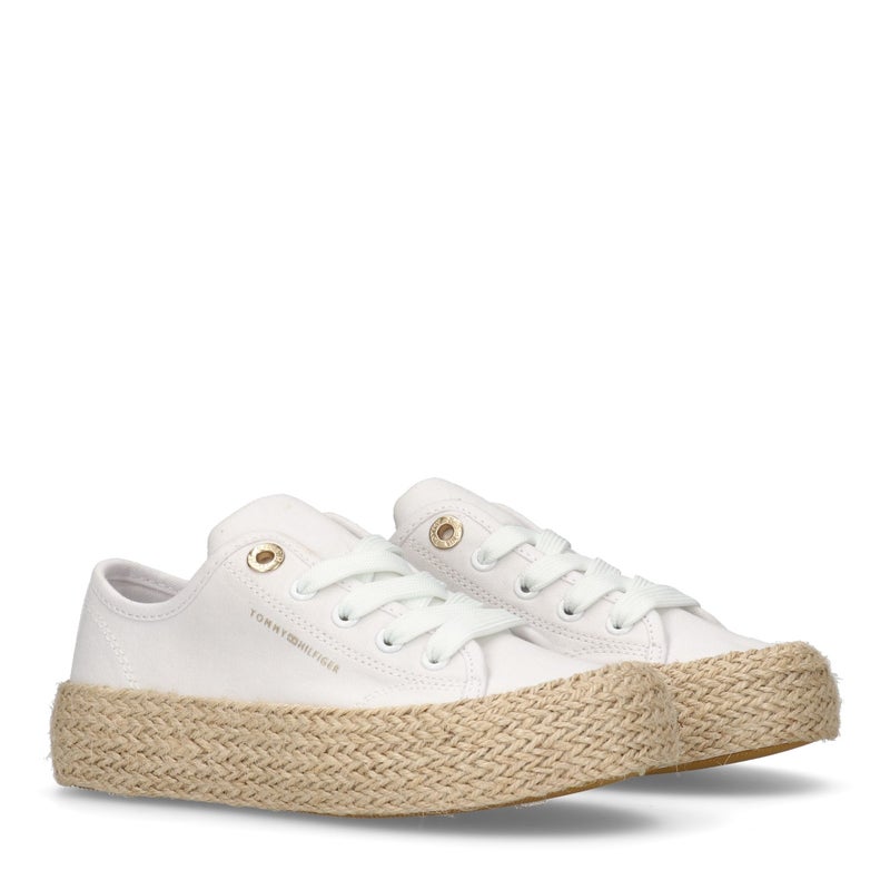 TOMMY HILFIGER Kids Lace Up Low Top Sneakers  - Image 1