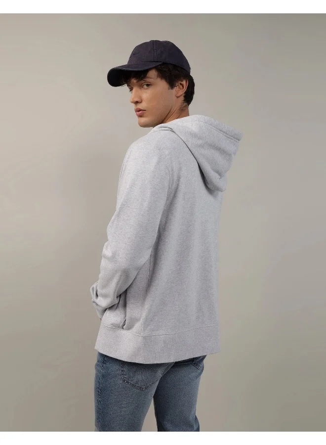 امريكان ايجل Logo Fleece Graphic Zip-Up Hoodie