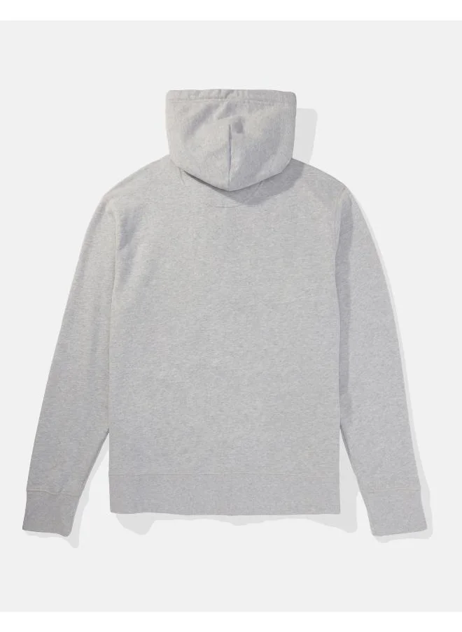 American Eagle Logo Fleece Graphic Zip-Up Hoodie