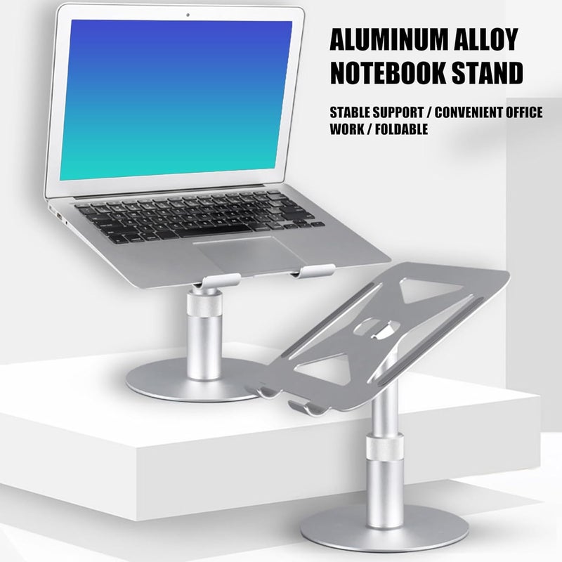 Aluminum Alloy Tablets Holder Adjustable Stand Height Foldability and 360 Swivels for Optimal Positioning Work and Leisures Activity Foldable Ergonomic - Image 2