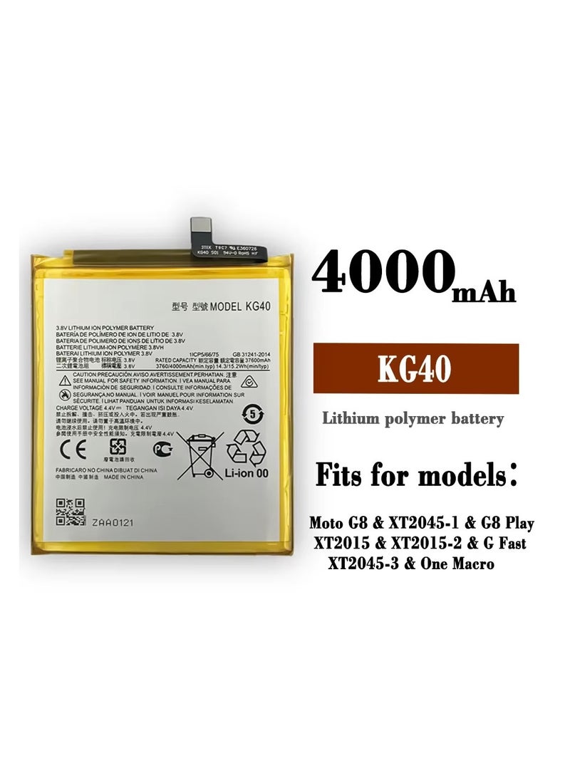 OEM Replacement Battery Motorola - Model (KG40) for Moto G8 & G8 Play & One Macro
