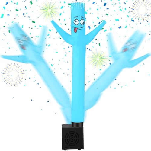 Poen Easter Gifts for Kids Mini Wacky Waving Inflatable Tube Guy with Blower Gag Toy Gift Inflatable Tube Man Birthday Desktop Decor Dancing Blow up Man for Office Party DecorQuirky - Image 1