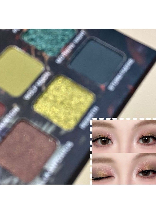 HERORANGE Underground Color 15-Color Eyeshadow Palette, Multi-Tone Gradient Nude Smokey Eyeshadow, Pearlescent, Matte and Glittery Long-Lasting Makeup Palette, Suitable for Daily Use and Parties. - Image 5