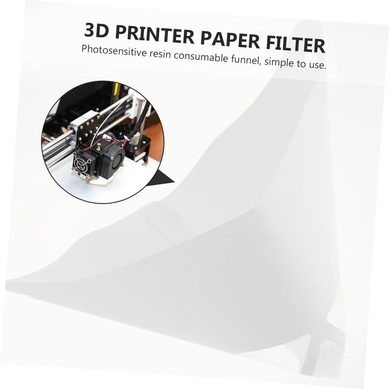 SLA 3D Printer Paper Filter Funnel 10pcs Disposable Easy Use Strainer - Image 3