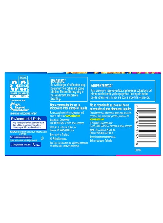 SC Johnson Ziploc Snack Bags, 90 ct - Image 5