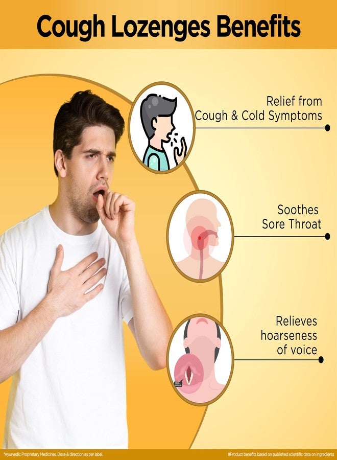 Multani معينات السعال من ملتاني كوكا | تولسي-زنجبيل (8 × 6) أيورفيدية | تخفيف السعال والتهاب الحلق ومشاكل الحلق الأخرى | منتجات أيورفيدية لتخفيف السعال | تولسي-زنجبيل (48 معينة) - Image 4