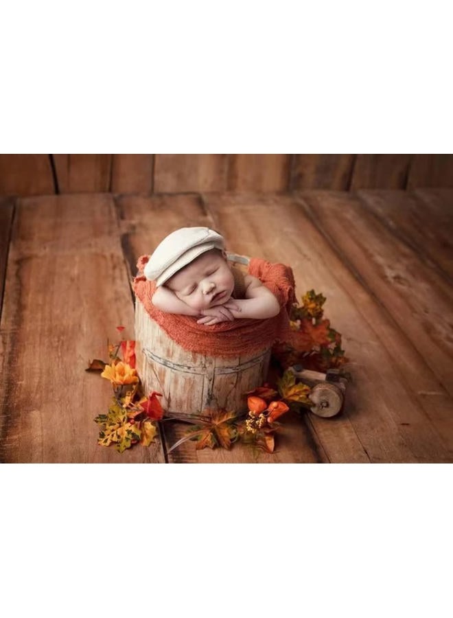 Vedory Fashion Luxury Newborn Boy Girl Baby Photo Shoot Props Outfits Crochet Clothes Long Tail Hat Pants Photography Shoot Props (Beige), 0-1 months - Image 4