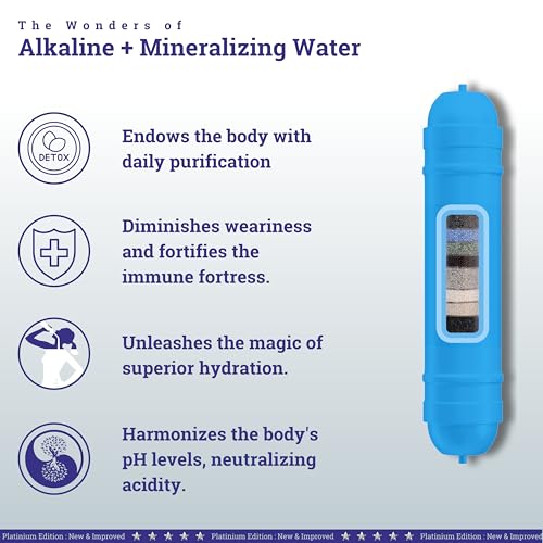 Bioplus 9" Alkaline and Mineral Water Filter Cartridge for RO Water Purifier with Antioxidant - Image 5