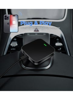 Generic Wireless Smart Carplay Adapter, Smart Car Box，Wireless Carplay Adapter, Convert Factory Wired to Wireless Dongle Cars for iPhone , Plug & Play, 5GHz WiFi & Bluetooth 5.3, for iOS 10+ & Android 11+  - Image 2