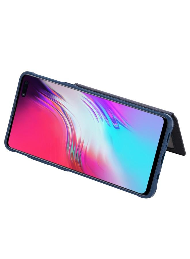 اس-توب جراب لهاتف Galaxy S10 5G جراب واقٍ مقاوم للصدمات بسحاب مع فتحات للبطاقات وقوس وحامل للصور ووظيفة المحفظة - Image 5