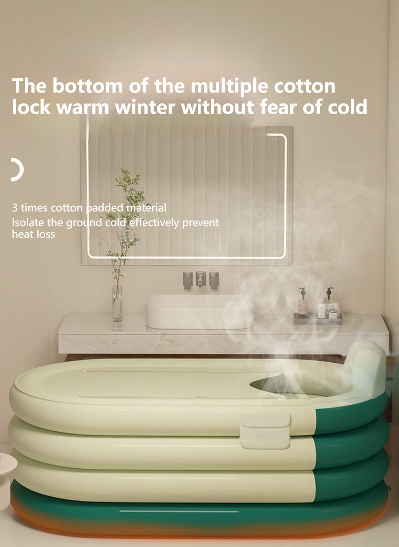 Sharpdo Bathtub Adult Bathroom Bathtub Household Bathtub Bath Set For Shower Stall  - Image 2