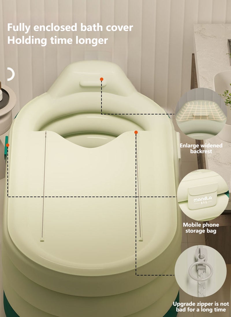 Sharpdo Bathtub Adult Bathroom Bathtub Household Bathtub Bath Set For Shower Stall  - Image 4