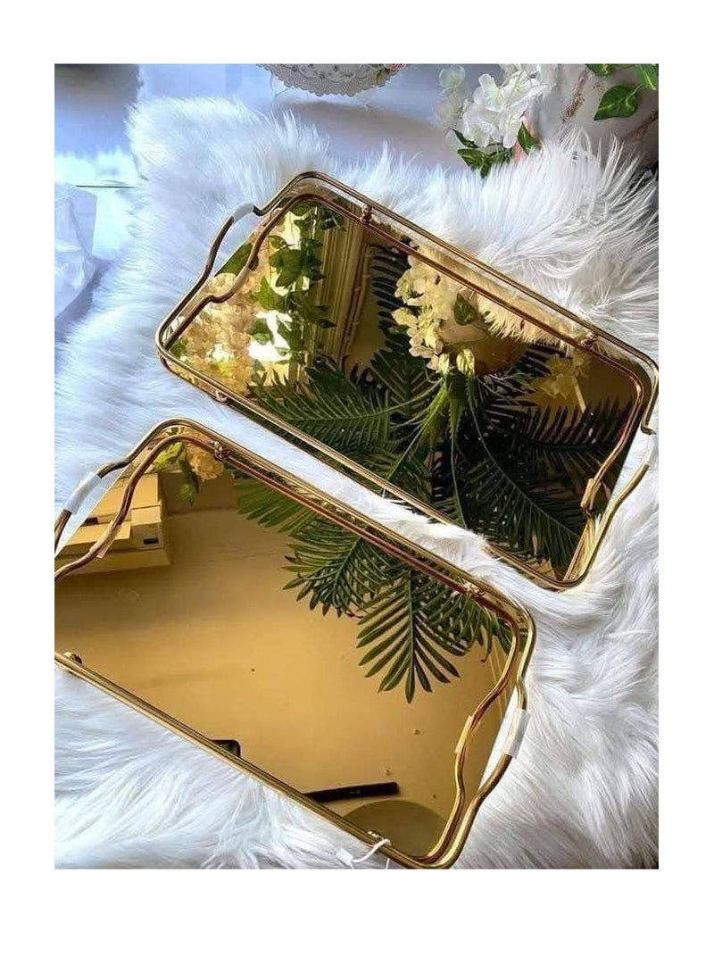 Stainless Steel Serving Trays 2 Trays - Image 2