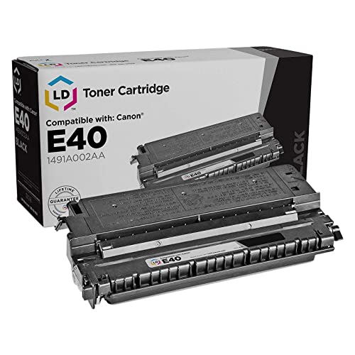LD Products Compatible Toner Cartridge Replacement for (1-Pack, Black) Canon E40 E30 E31 E16 E20 1491A002AA High Yield for use in Printer PC-170 PC-940 PC-795 PC-950 PC-745 PC-980 - Image 1