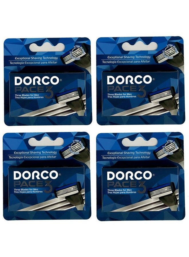 DORCO نظام حلاقة بيز 3 ثلاث شفرات معبأ بقيمة 16 خرطوشة (بدون مقبض) - Image 1
