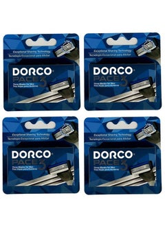 DORCO Pace 3 Three Razor Blade Shaving System Value Pack 16 Cartridges (No Handle)  - Image 2