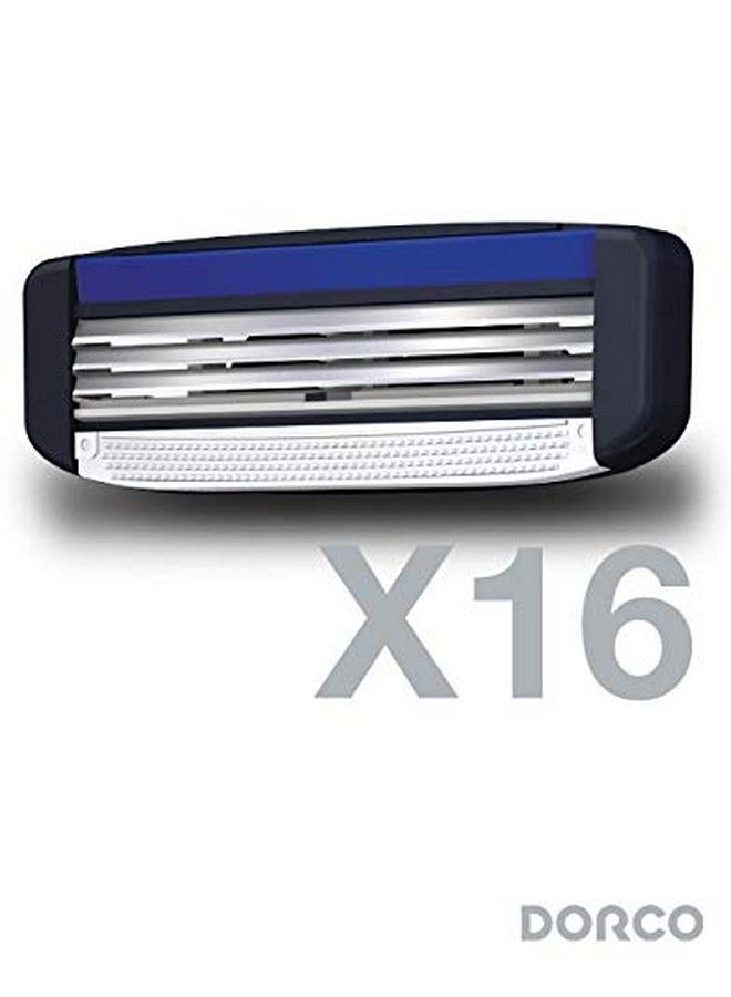 DORCO نظام حلاقة بيز 3 ثلاث شفرات معبأ بقيمة 16 خرطوشة (بدون مقبض) - Image 3
