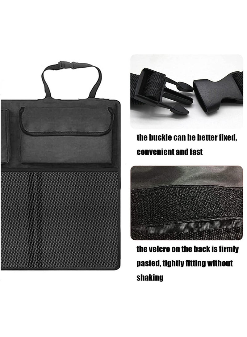 كابتن تيك Suv Trunk Organizer Back Seat Hanging Organizer Oxford Cloth Foldable Wear-Resistant and Waterproof With 8 Storage Bag Very Good Car Accessories - Image 3
