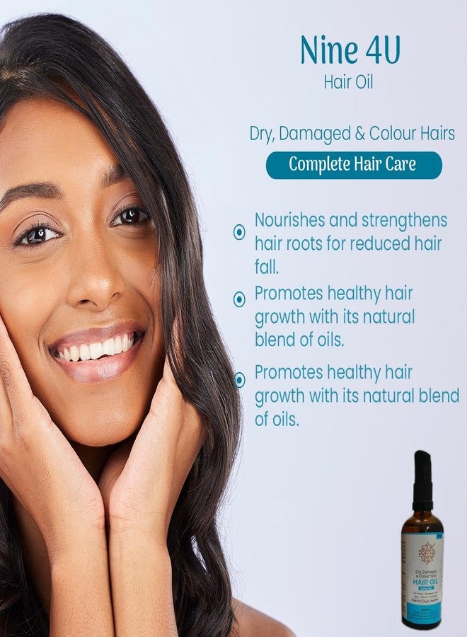 Pratha Hair Oil - Nine 4U (Dry, Damaged & Colour Hair)- 100 ml - Image 4