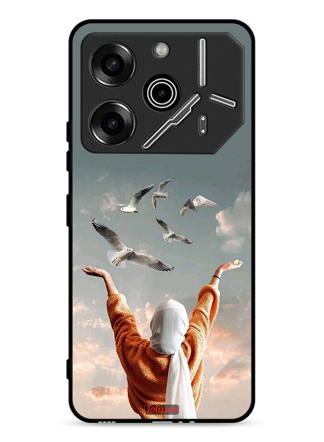 Tolwak Tecno Pova 6 Pro 5G Protective Case Cover Birds Flying - Image 1