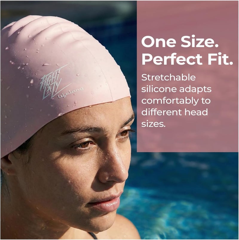 Lifelong Swimming Cap for Men & Women- Swim Hair Caps for Short Hair - Image 3
