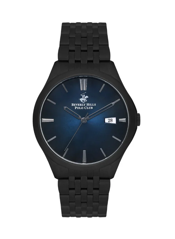 BEVERLY HILLS POLO CLUB Beverly Hills Polo Club BP3579X.690 Men Analog Display Watch & Metal Strap Black