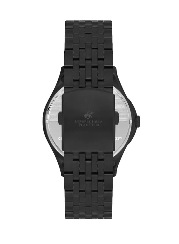 BEVERLY HILLS POLO CLUB Beverly Hills Polo Club BP3579X.690 Men Analog Display Watch & Metal Strap Black