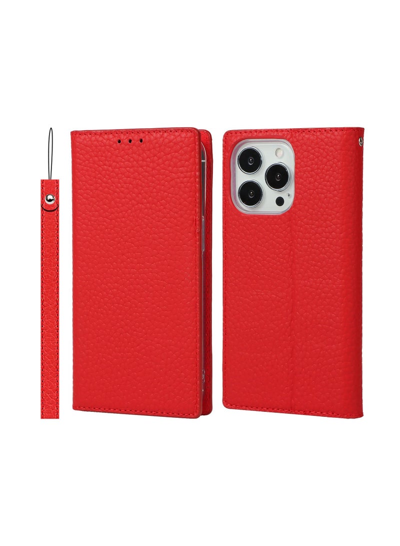 Suteni Flip Cover Card Slots Leather Phone Case for iPhone - Image 1
