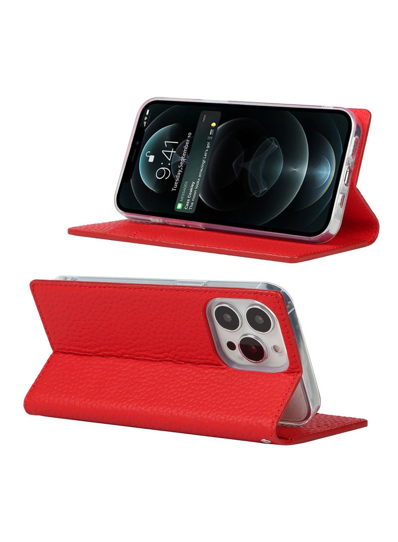 Suteni Flip Cover Card Slots Leather Phone Case for iPhone - Image 2