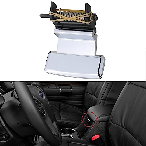 TQPONLY Front Center Console Latch Compatible with 2009-2019 Ford Flex Accessories Replaces FA8Z-7406064-AA Armrest Lid Handle - Image 1