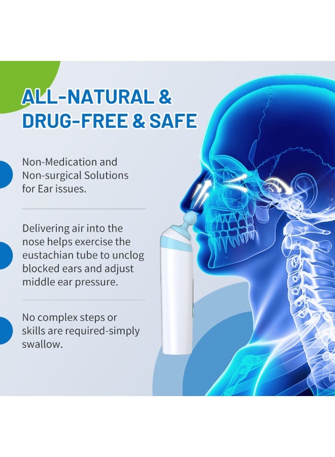 Electric ear pressure relief device – clears ear pressure, balances earwax, and relieves tinnitus – suitable for travel, diving, and swimming. - Image 3