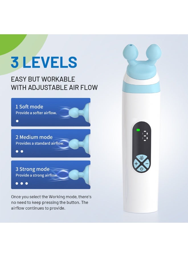 Electric ear pressure relief device – clears ear pressure, balances earwax, and relieves tinnitus – suitable for travel, diving, and swimming. - Image 5