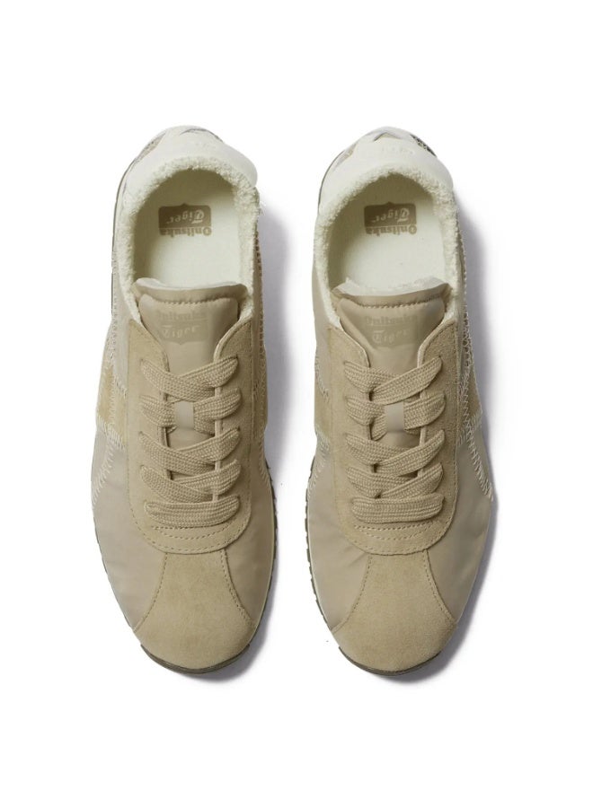 أونيتسوكا تايجر حذاء رياضي Onitsuka Tiger CORSAIR A55 باللون البيج الفاتح/الرمادي الداكن للرجال/النساء/الطلاب - Image 5