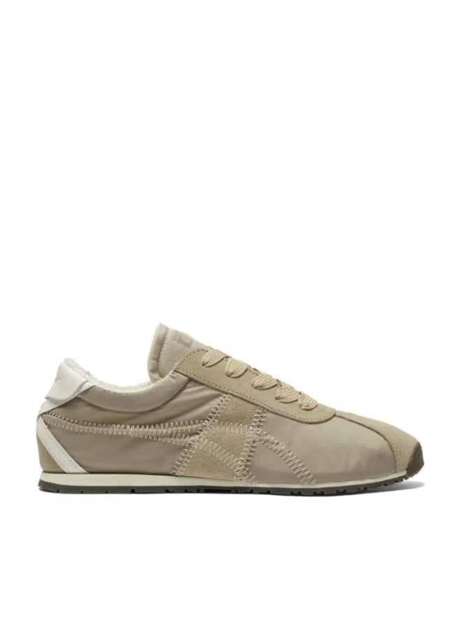 أونيتسوكا تايجر حذاء رياضي Onitsuka Tiger CORSAIR A55 باللون البيج الفاتح/الرمادي الداكن للرجال/النساء/الطلاب - Image 1